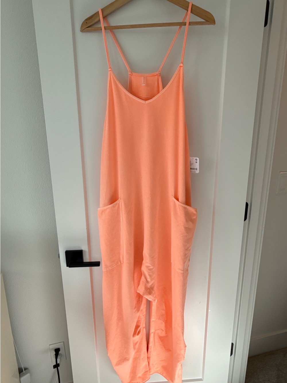 FP Movement Hot Shot Onesie Romper Jumpsuit Neon Peach Large NWT - Picture 2 of 8